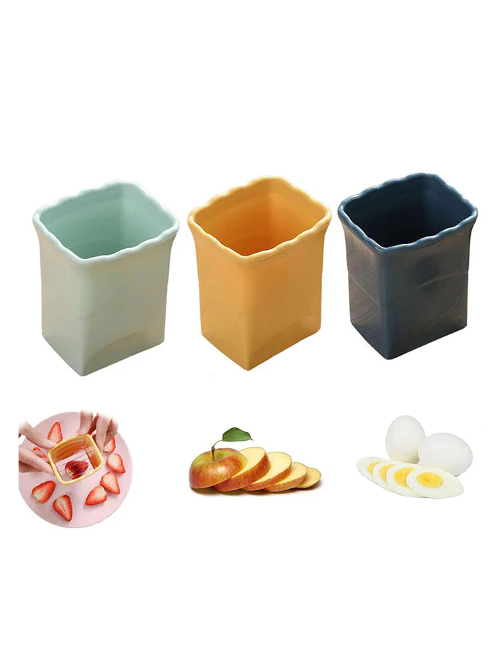 BowLift | Stainless Steel Handheld Fruit Cup Slicer
