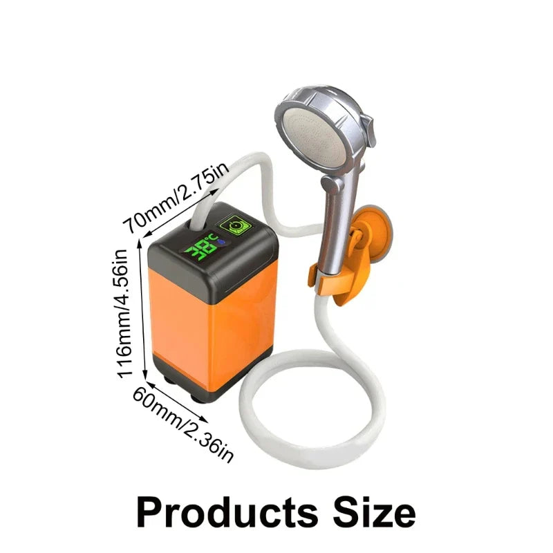 Go Travel Portable Rechargeable USB Outdoor Shower Pump | Bowlift