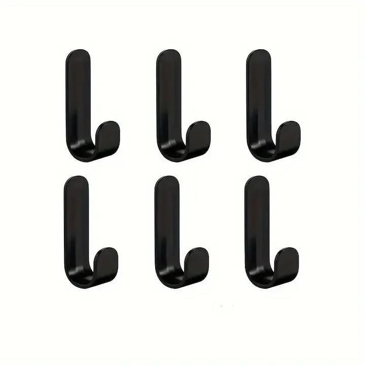 FlexiGrip 6-piece set Self-adhesive J-hooks Bowlift
