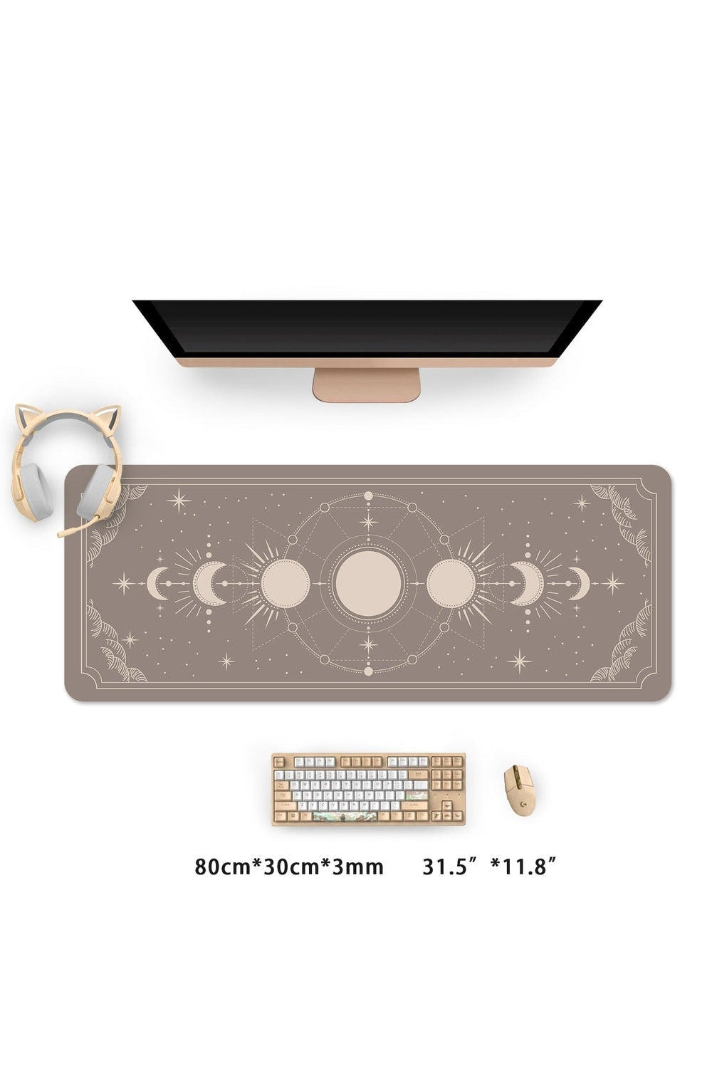 Moon Phases Desk Mat | Bowlift
