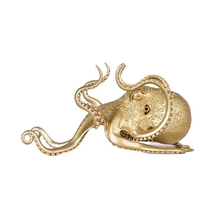 BowLift | Versatile Golden Octopus Desk Organizer & Phone Stand
