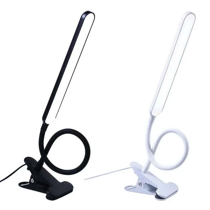 BowLift | LED Clamp Light LumaFlex | 3 Light Colors & 10 Brightness Levels | USB Operation | Flexible Gooseneck | Eye-Friendly & Dimmable