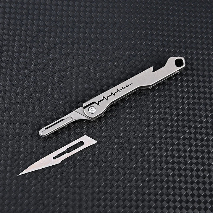 Titanium All-Purpose Foldable Sharp Cutter Knife | Bowlift
