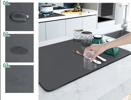 BowLift | Absorbmat Premium - The Perfect Kitchen Mat for Dry and Safe Dishes