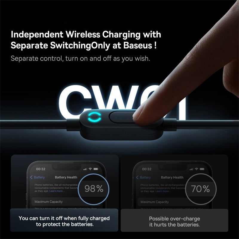 BowLift | 2in1 Car Magnetic Phone Wireless Charging Stand