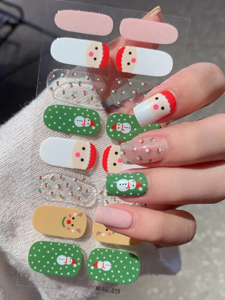 BowLift | Christmas Nail Stickers | Festive Designs | Easy to Apply