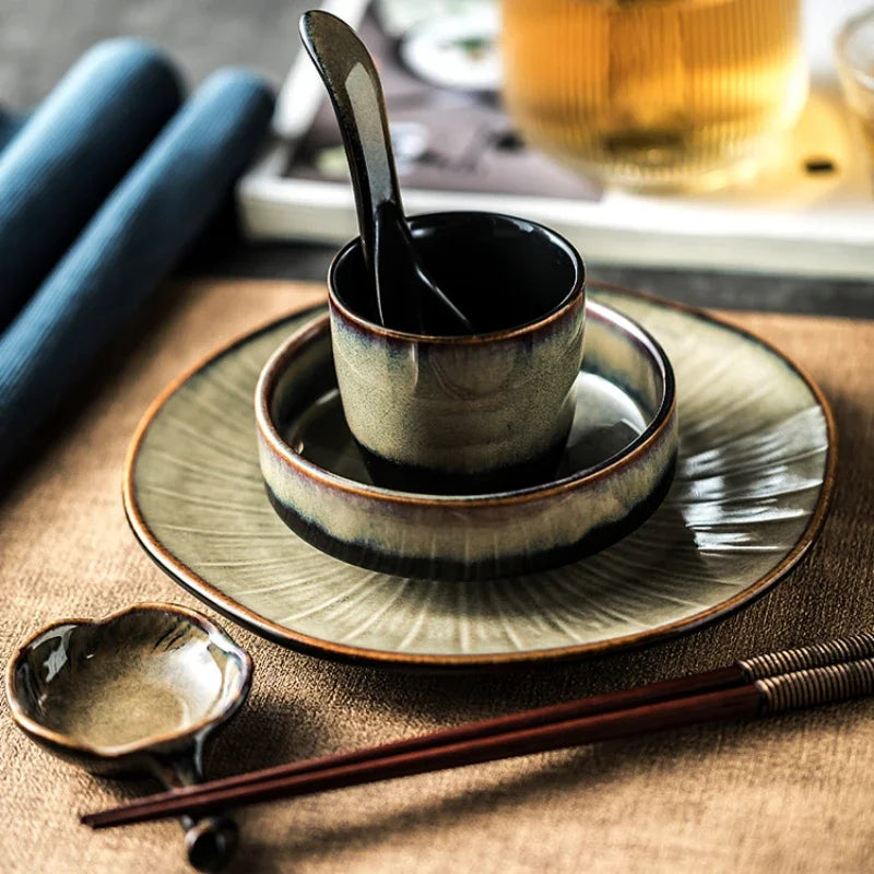 Ikari 5-Piece Dinnerware Set Bowlift