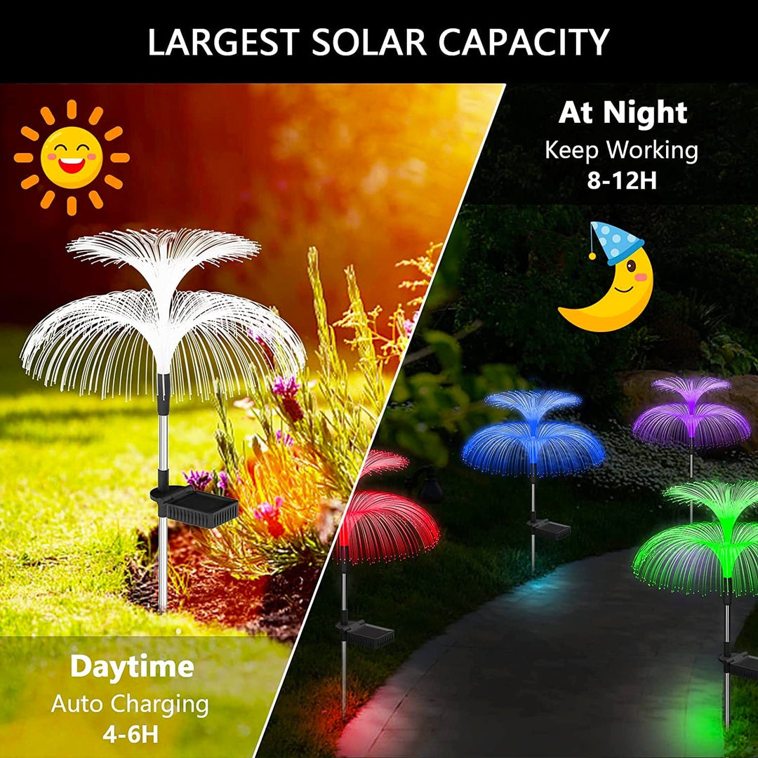 Solar-Powered Floating Jellyfish Garden Lights | Bowlift