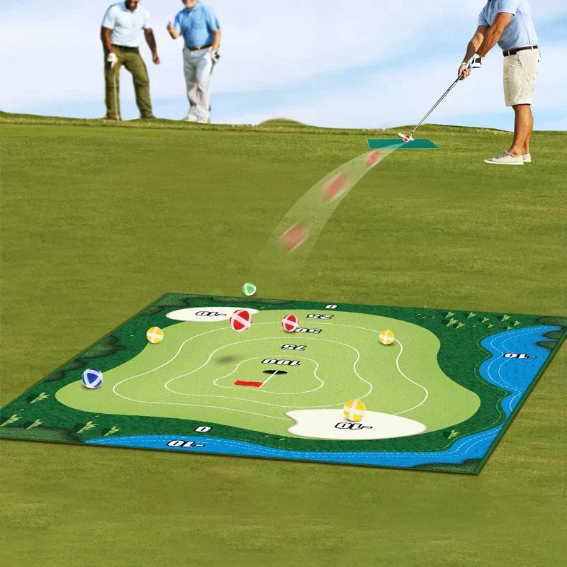 SwingZone - Compact Indoor Golf Set for Home Fun Bowlift