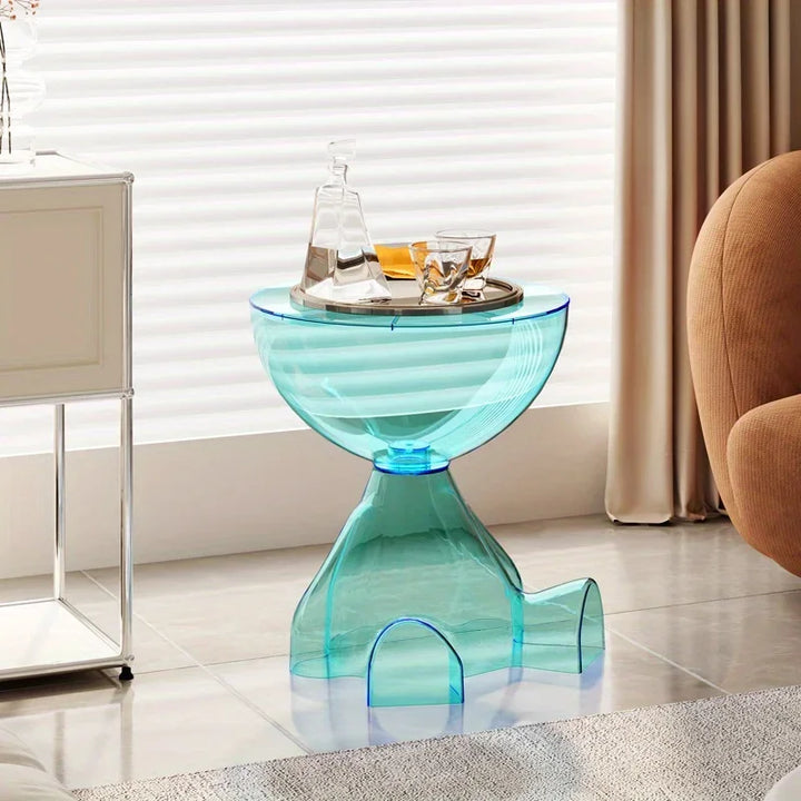 BowLift | Space-saving Plastic Side Table