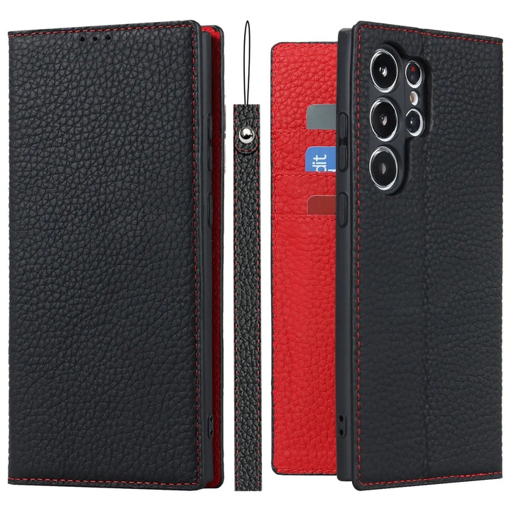 Genuine leather wallet case