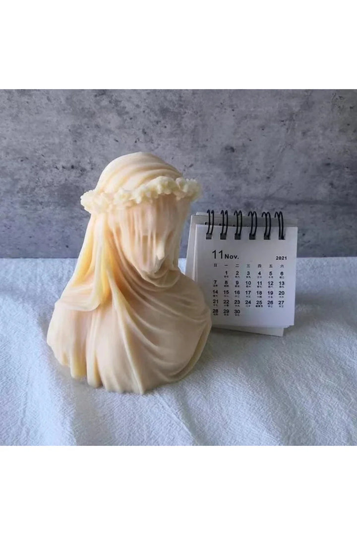 Portrait sculpture candle mold DIY | Bowlift