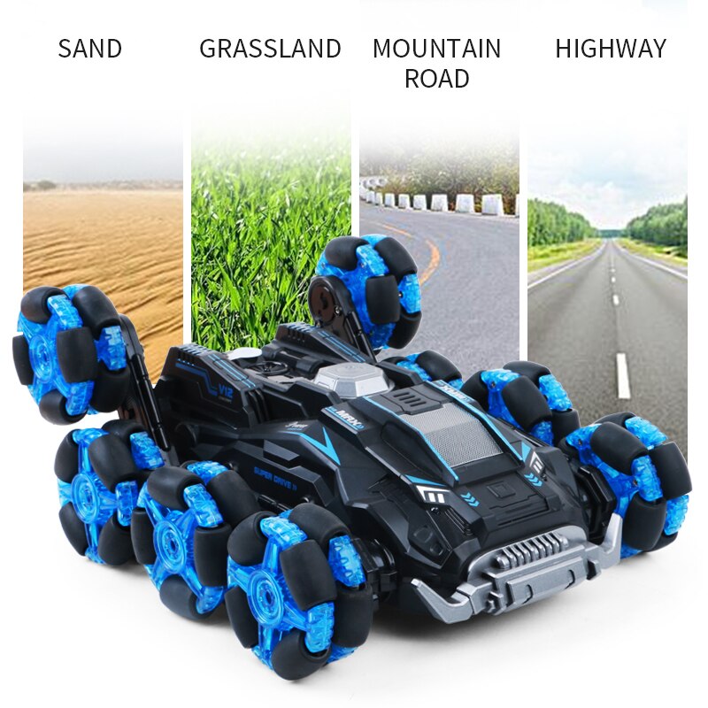 BowLift | Turbo Twister 8-Wheel Rotating Remote Control Car