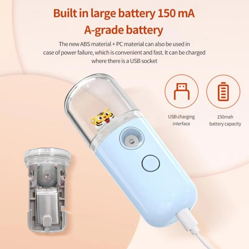 BowLift | Portable Facial Mist Sprayer Rechargeable Mini Steamer for Deep Hydration