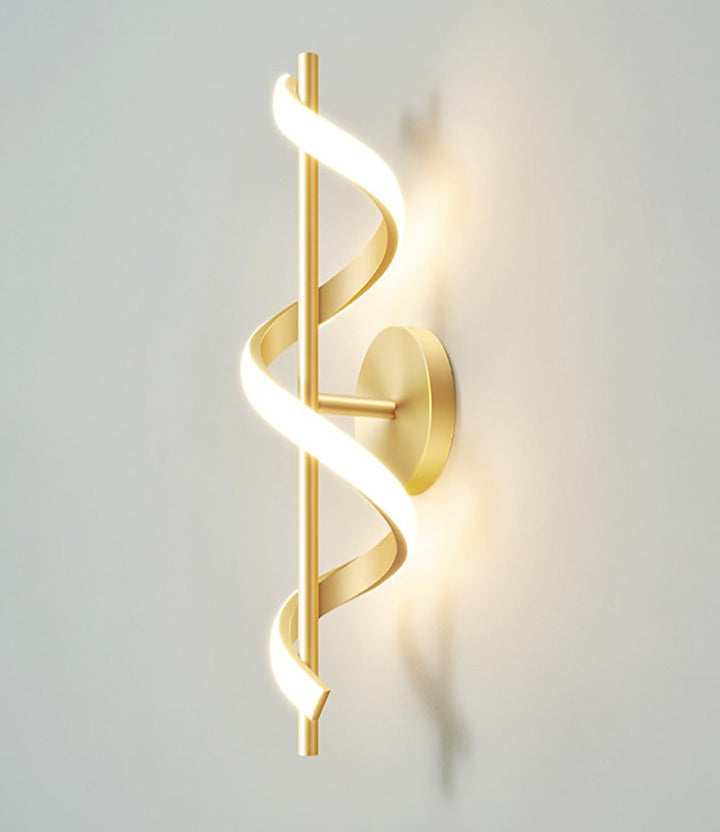 BowLift | SpiralLume – Minimalist LED Wall Light with a Modern Edge