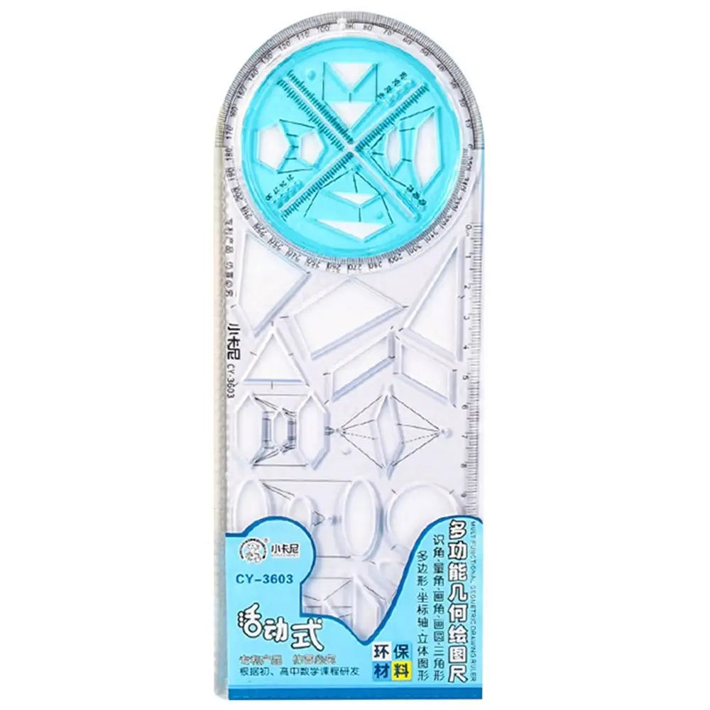 Math Genius Multi-Angle Drawing Precision Ruler | Bowlift
