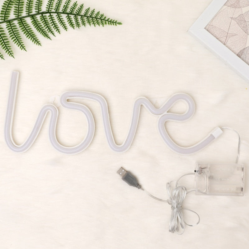 LoveGlow Neon Letters - Romantic Lighting for Your Interior Bowlift