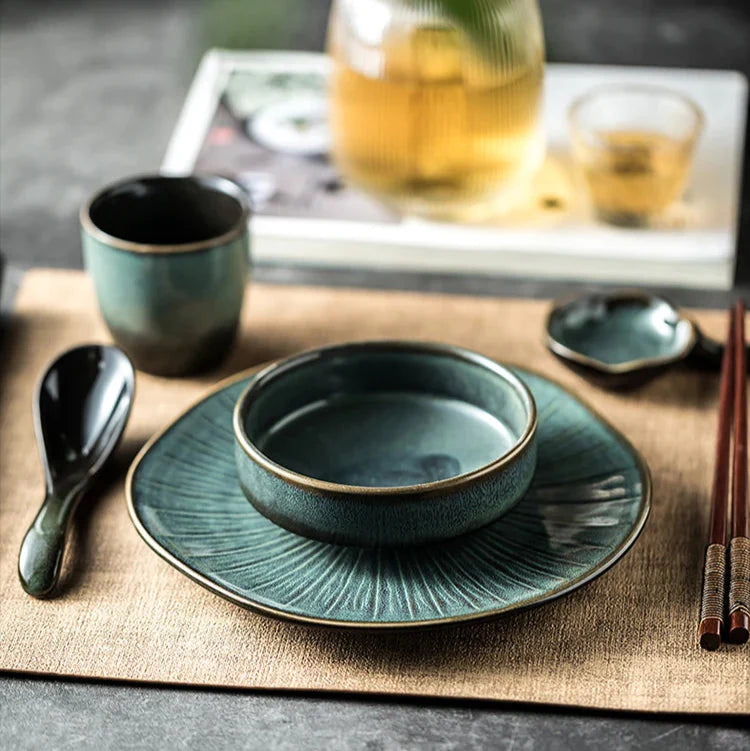 Ikari 5-Piece Dinnerware Set Bowlift