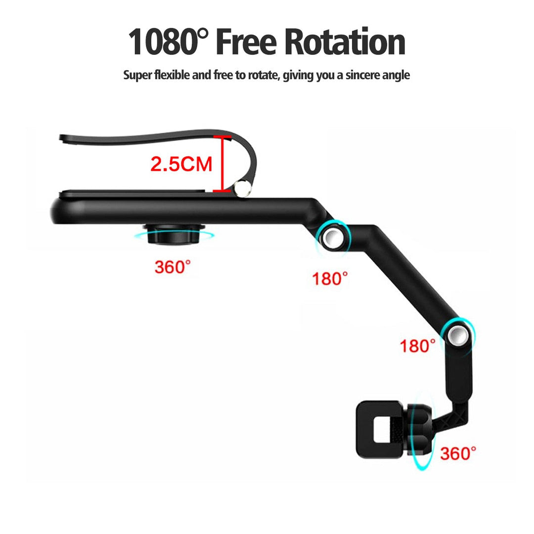 BowLift | Sun Visor Car Rotating Phone Holder Clip