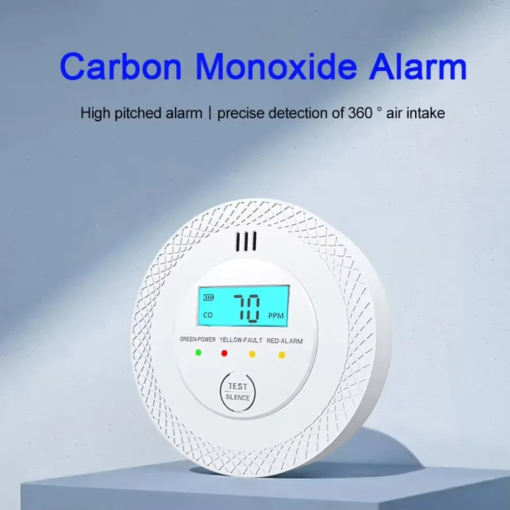VeiligWoon CO and Smoke Detector – Wireless with LCD Screen and Alarm | Bowlift