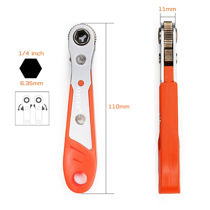 Mini Quick Hexagon Ratchet Wrench Tool | Bowlift