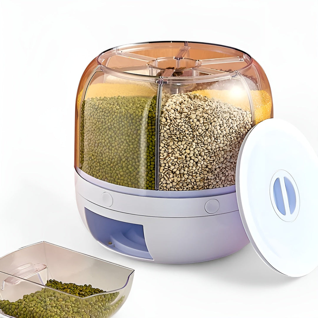 Grain Dispenser – Hygienic with Insect Protection | Practical for Kitchen & Storage | Bowlift