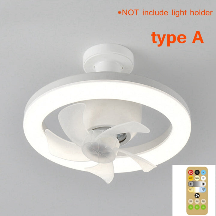 2in1 Radiant Rotating RC Ceiling Fan Lamp | Bowlift