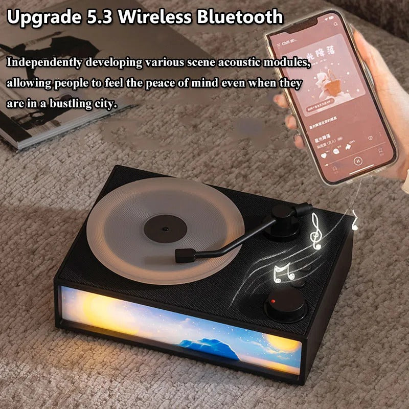 Vintage Design & LED Mood Lighting Wireless Aromatherapy Speaker | Bowlift