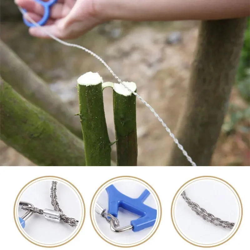 BowLift | Wire saw for garden and outdoor – Compact saw for adventures and gardening