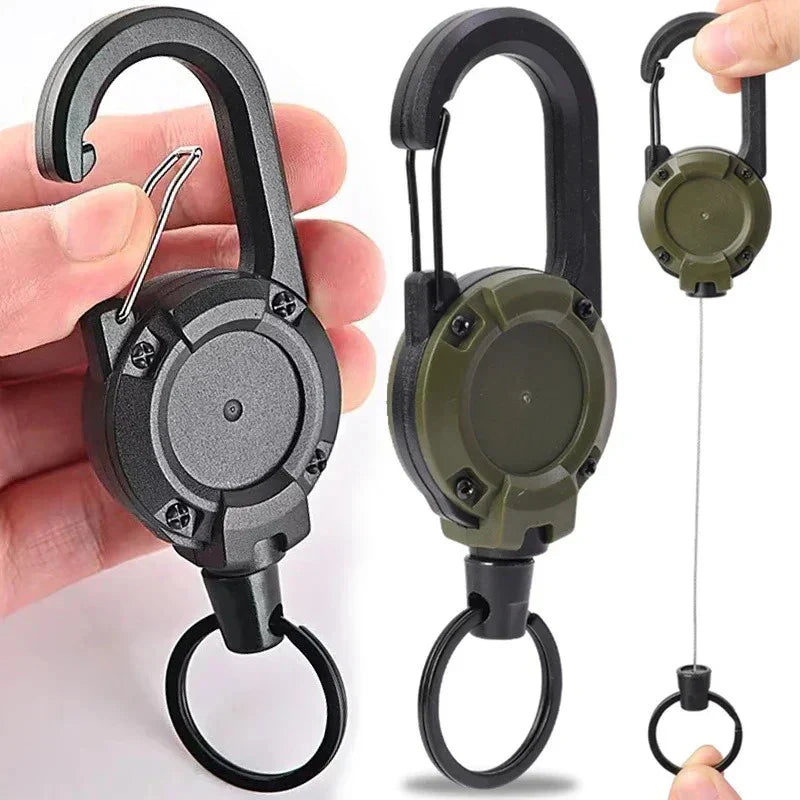 BowLift | Trail Lock Anti-Lost Retractable Carabiner Keychain