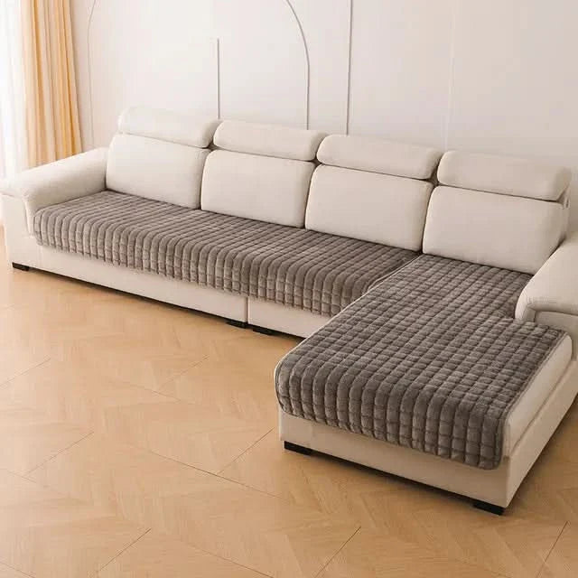BowLift | VelvetCozy - Plush velvet anti-slip sofa cover for added elegance and comfort