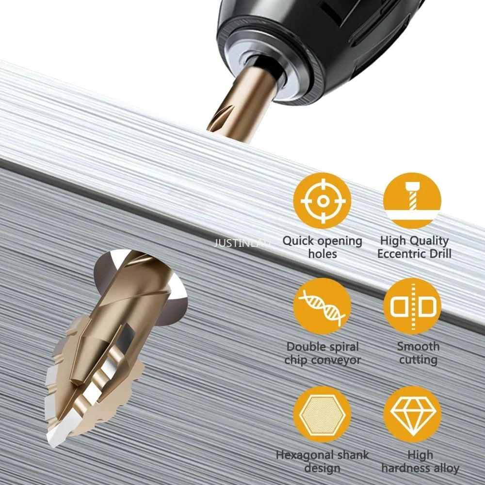 BowLift | Titanium Steel Cross Drill Bit