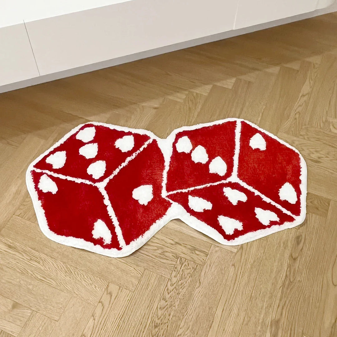 Heart Dice Rug | Bowlift