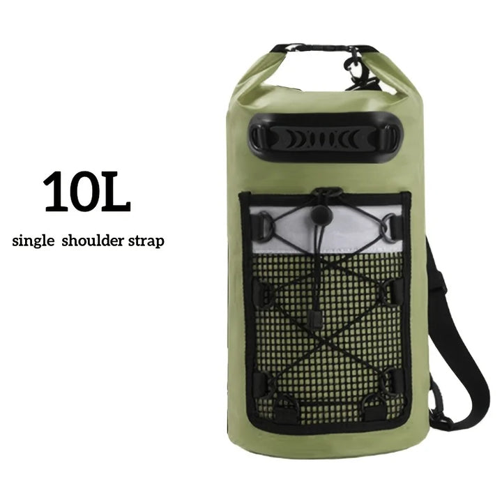 BowLift | Waterproof Dry Bag AQUARIX Motion | 10/20/30 L | Rolltop & Shoulder Strap | For Kayak, Beach & Trekking