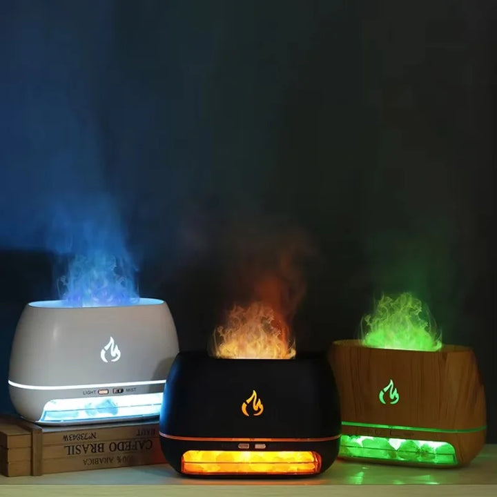 SaltSerenity - Zoutlamp Diffuser met Ambient Verlichting Bowlift