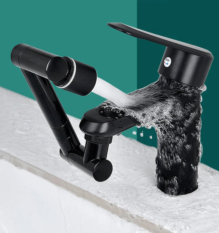 FlexiFlow 360° rotatable and extendable faucet head Bowlift
