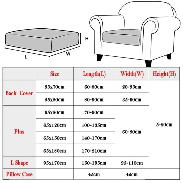 BowLift | Elastic Stretch Comfy Sofa Cushion Cover