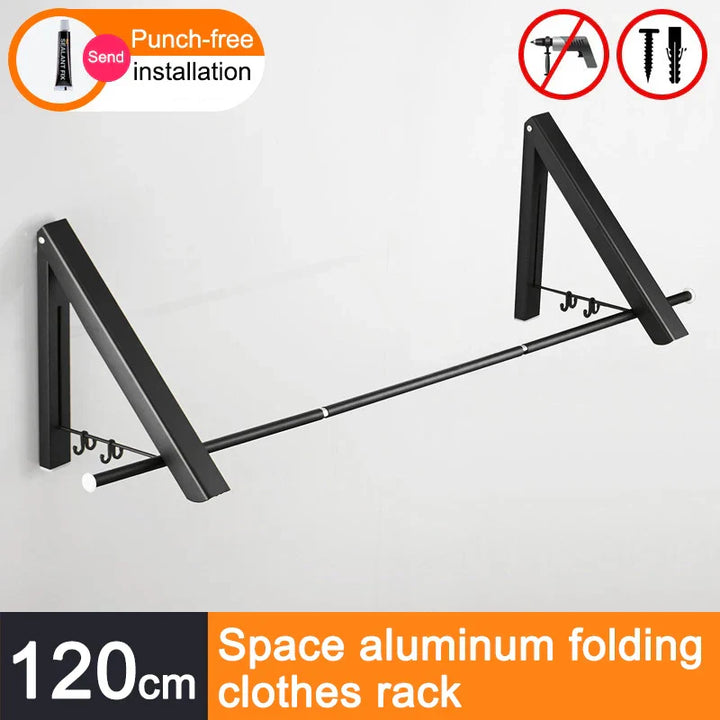 Space Saver FoldaBowlifte Wall Clothes Aluminum Rack | Bowlift