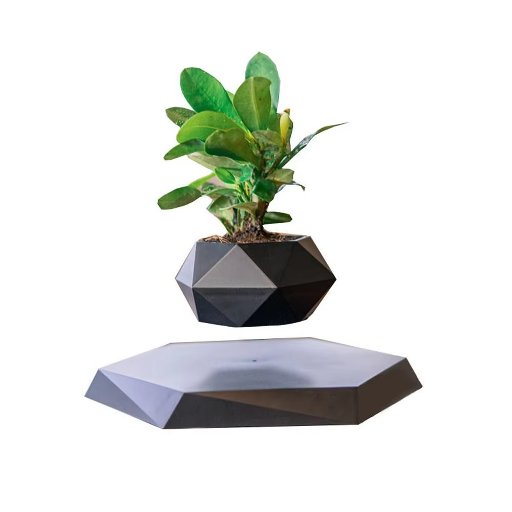 BowLift | Magnetic Levitating Bonsai Planter, Floating Flower Pot for Home and Office Décor