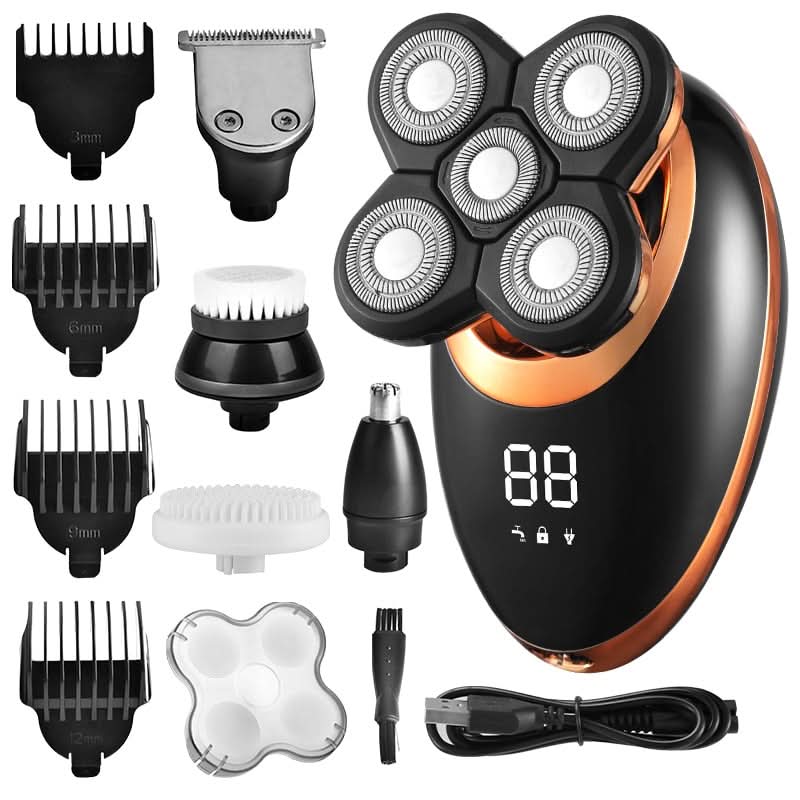 BowLift | Waterproof Electric Men’s Shaver with 5 Heads