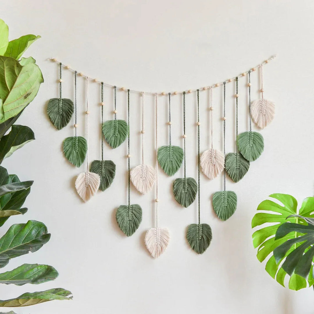 Blatt Macrame Wall Hanging