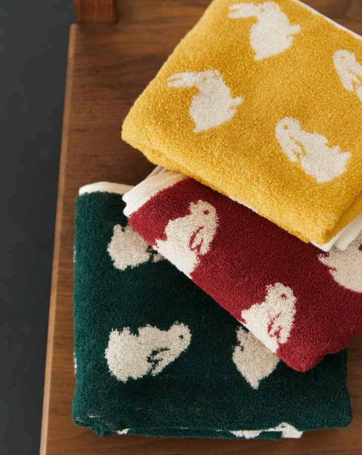 Rabbit Towel - Bath towel | Bowlift