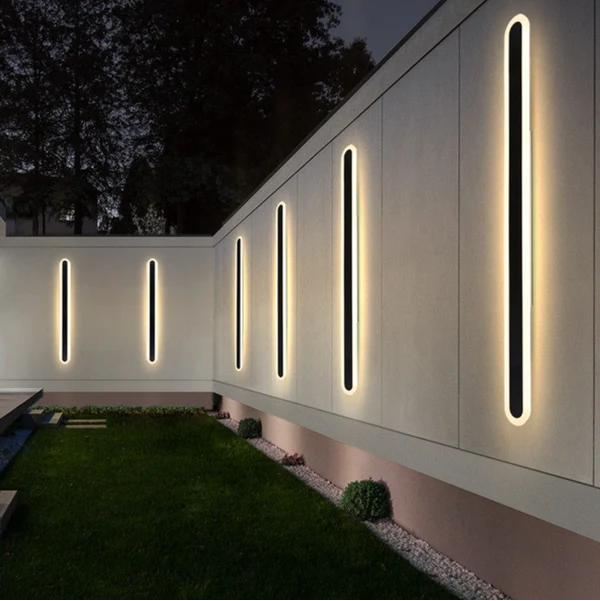 BowLift | Outdoor LED Wall Light Modern Black Design
