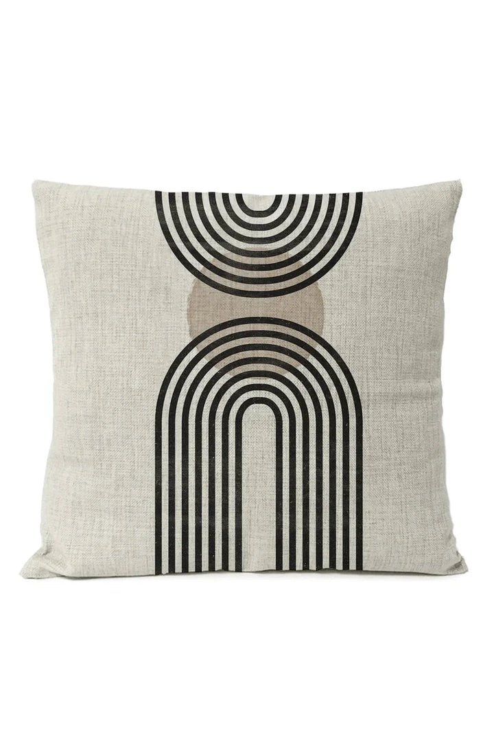 Black Geometric Pillowcase | Bowlift
