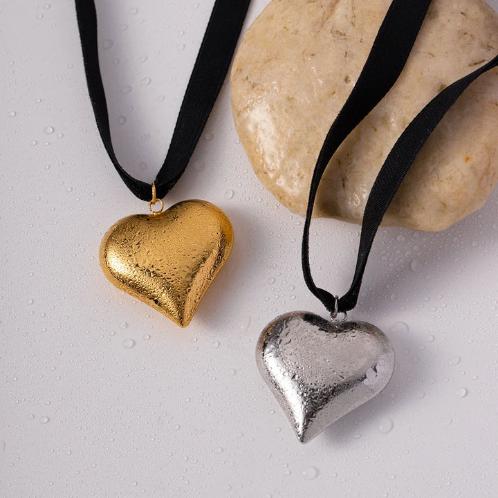 BowLift | Chunky Heart Strap Necklace