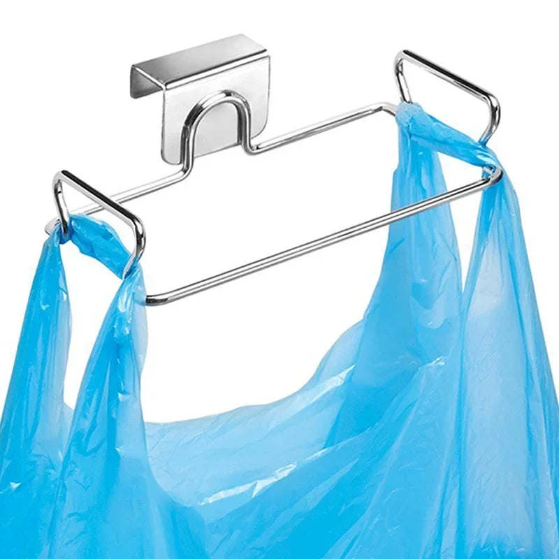 BowLift | ClipBin Waste Holder | Stainless Steel Clip for Garbage Bags | No Drilling | For Kitchen & Bathroom