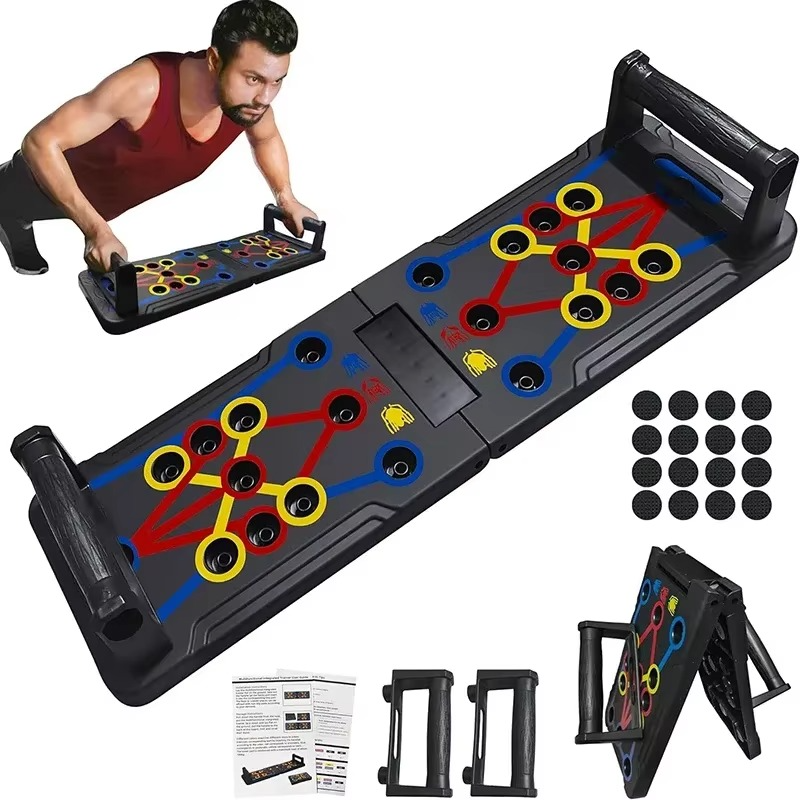 BowLift | Portable Foldable Push Up Board for Full Body Home Workouts