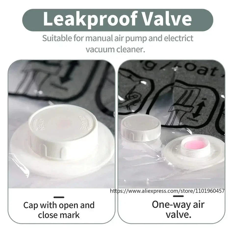 BowLift | VACUUM STORAGE BAGS – Hanging Vacuum Storage Bags for Clothes – Space Saving & Dustproof (Set of 3)