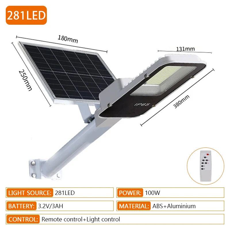 Heavy-Duty Outdoor Solar Security Waterproof Light | Bowlift