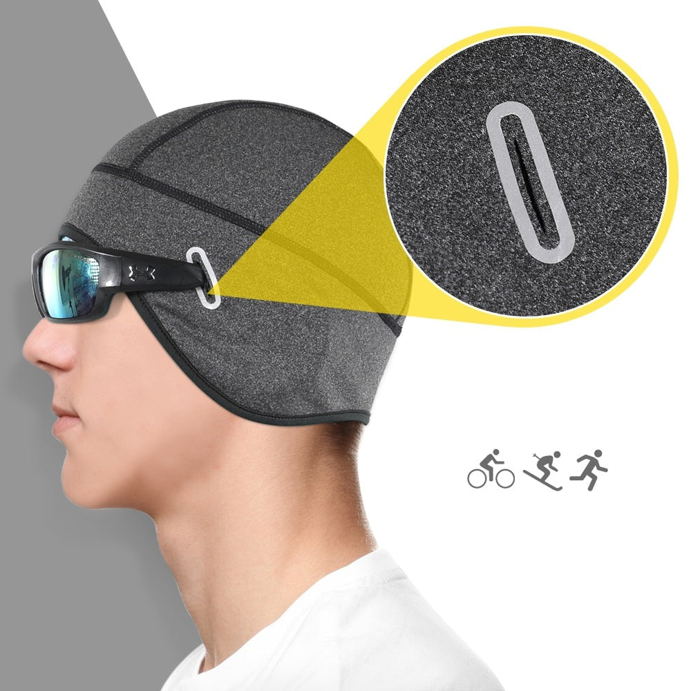 BowLift | ThermoFit Winter Hat SlimShield – Stretchable windproof sport hat for outdoor activities